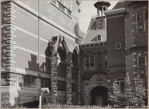 Western façade of the Fragments building, 1971 Canvas Print