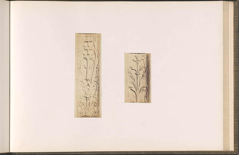 Plaster models for decorations of the Palais du Louvre, Édouard Denis Baldus, c. 1855 - c. 1857 Canvas Print