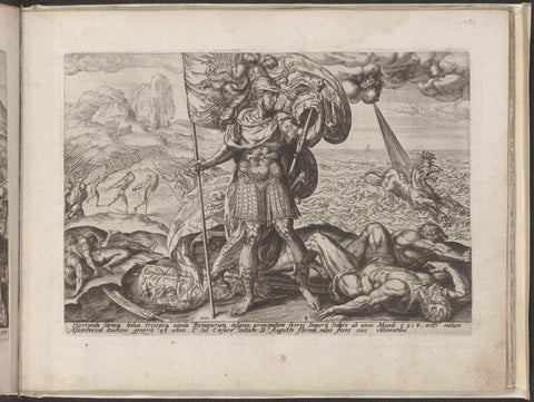 Roman Empire, Johannes Wierix, before 1574 Canvas Print