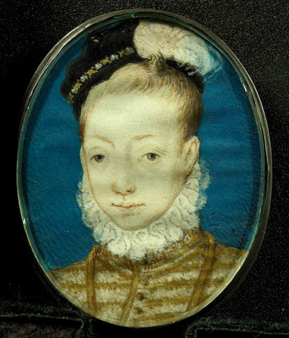 James Stuart (1566-1625), later King James I of England, at the age of about ten, anonymous, 1600-1699 Canvas Print