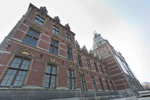 Eastern part of the north façade with towers 1 and 2, 2007 Canvas Print