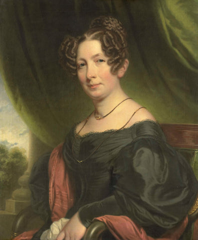 Maria Antoinette Charlotte Sanderson (1782-1859), Wife of Johan Fraser, Charles Howard Hodges, 1835 Canvas Print