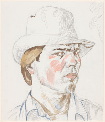 Self-portrait 1988 no. 6, Philip Akkerman, 1988 Canvas Print