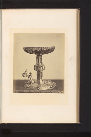 Chalice of glass and metal in honour of Saint Gertrude from the Saint Gertrude's Church in Nivelles, exhibited at an exhibition on religious objects from the Middle Ages and Renaissance in 1864 in Mechelen, Joseph Maes, 1864 Canvas Print