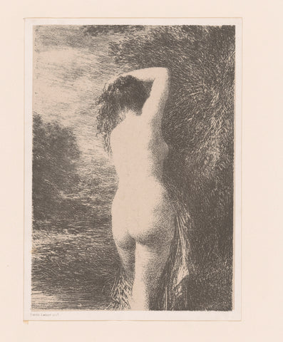 Standing bather, Henri Fantin-Latour, 1899 Canvas Print