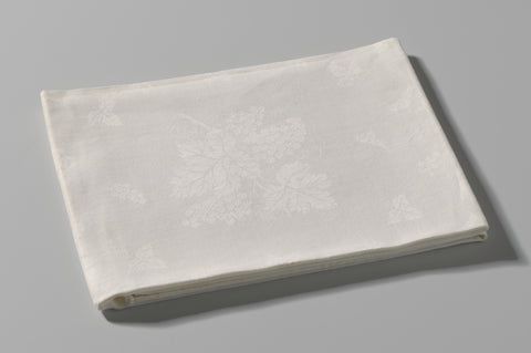 Napkin of linen damask with grapes, , c. 1800 - c. 1900 Canvas Print