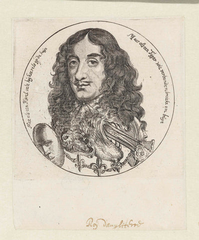 Portrait of Charles II as a Tiger, 1672, Romeyn de Hooghe (attributed to), 1672 Canvas Print