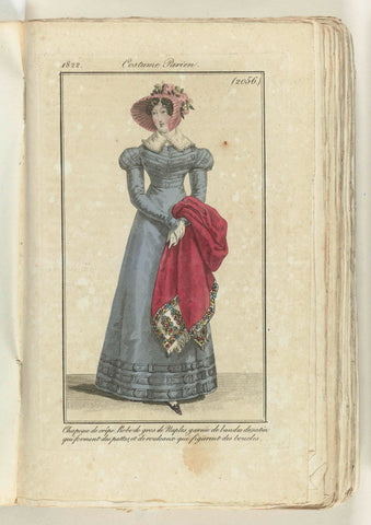 Journal des Dames et des Modes 1822, Costume Parisien (2056), anonymous, 1822 Canvas Print