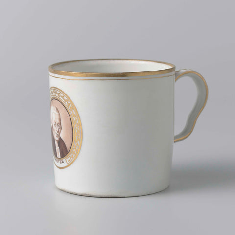 Cup with the portrait of Goudoever, anonymous (attributed to), after 1794 Canvas Print