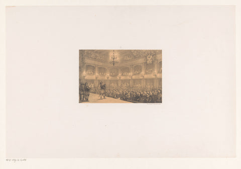 First screening of Gijsbrecht van Amstel, Johan Conrad Greive, 1876 Canvas Print