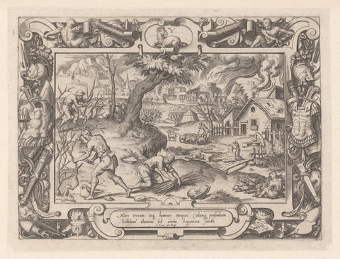 March, Etienne Delaune, before 1566 Canvas Print