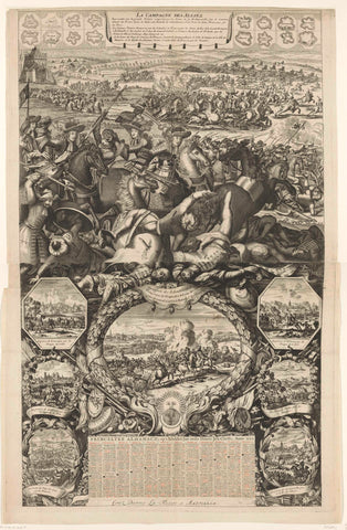 Victories of the Allies, 1691, Daniel de Lafeuille (attributed to), 1691 Canvas Print