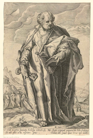 Petrus, anonymous, 1589 - 1625 Canvas Print