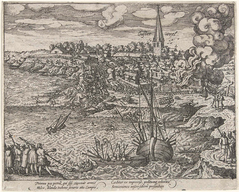 Battle of Oosterweel, 1567, anonymous, 1613 - 1615 Canvas Print