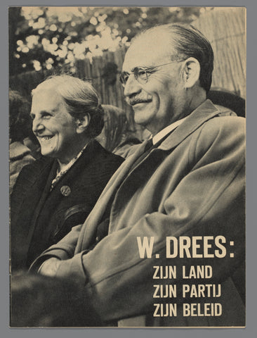 W. Drees: his country, his party, its policy. Labour, no2 (1955 - 1956), Simon Johannes Carmiggelt, 1956 Canvas Print