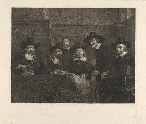 De Staalmeesters, Johannes Pieter de Frey, 1799 Canvas Print