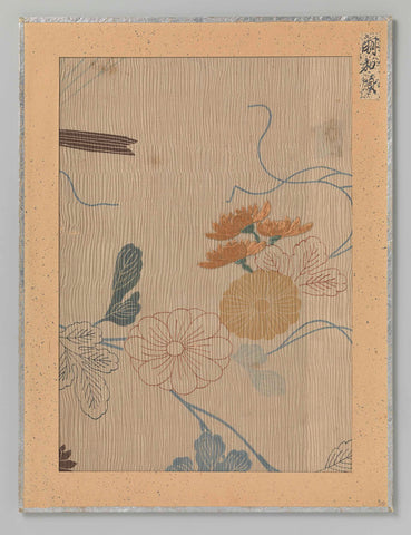 Fragment textile, anonymous, 1764 - 1772 Canvas Print