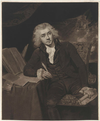 Portrait of William Wilberforce, Charles Howard Hodges, 1792 Canvas Print