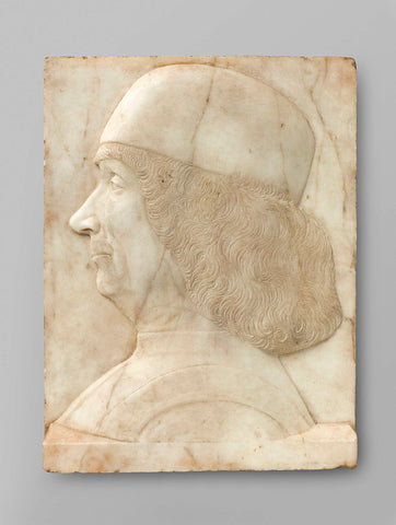 Portrait of Gentile Bellini, Tullio I Lombardo (attributed to), c. 1500 Canvas Print