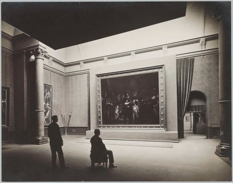 Exhibition of the Night Watch in the Rembrandt Room between 1926 and 1939, 1926 - 1939 Canvas Print