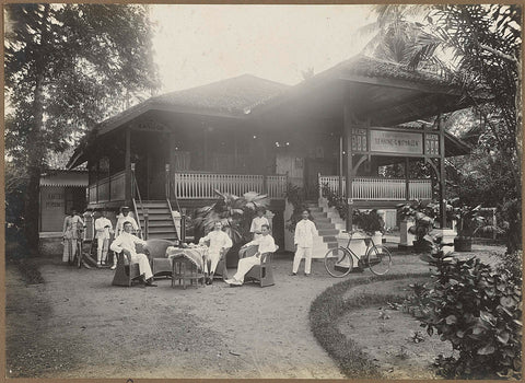 Office on the Paleisweg in 1915, anonymous, 1915 Canvas Print