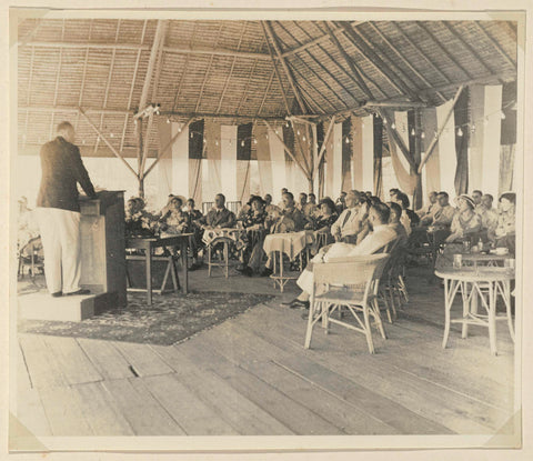 Opening speech by T.J. Verschuur, anonymous, 1935 Canvas Print