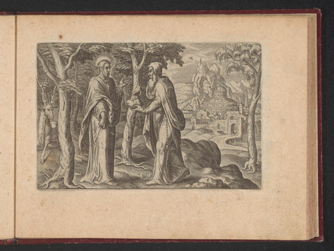 Verzoeking van Christus, Philips Galle (workshop of), 1573 Canvas Print