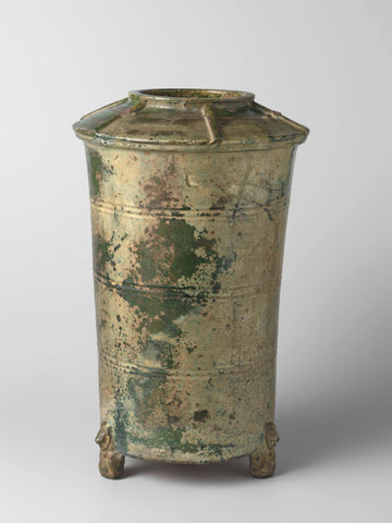 Grain jar, anonymous, c. -206 - c. 220 Canvas Print