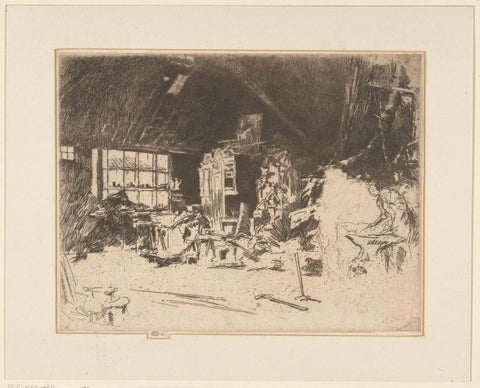 The Blacksmith, James Abbott McNeill Whistler, 1879 - 1883 Canvas Print