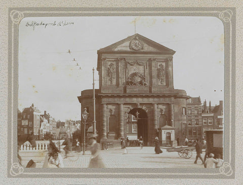 View of the Delftsche Poort in Rotterdam, Folkert Idzes de Jong, c. 1905 - c. 1907 Canvas Print