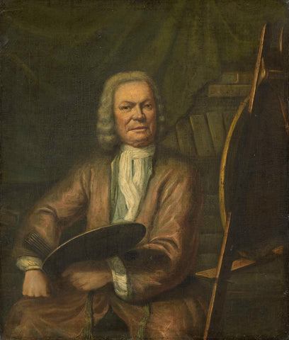 Portrait of Jan Maurits Quinkhard, Painter, Cornelis Wever, 1771 Canvas Print