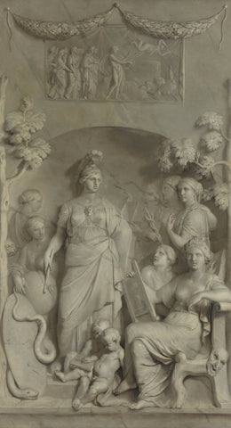 Allegory of the Sciences, Gerard de Lairesse, c. 1675 - c. 1683 Canvas Print