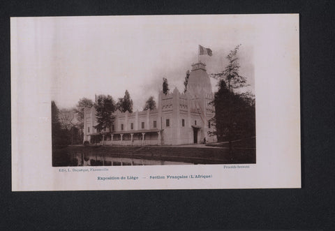 View of the French part of the 1905 World's Fair in Liège, anonymous, 1905 Canvas Print