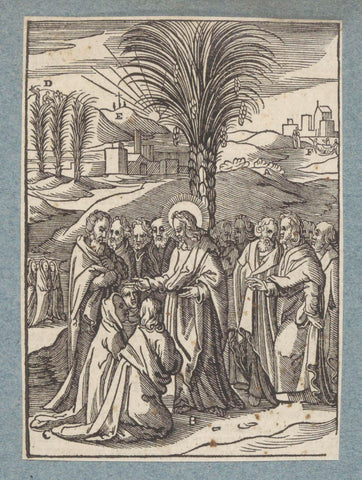 Christ and the mother of the sons of Zebedee, Christopher of Shechem (II), 1629 Canvas Print