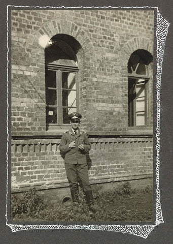 Portrait of the compiler at his promotion to Guardmaster, anonymous, 1940 Canvas Print