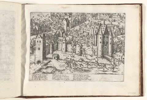 Failed attempt on 's-Hertogenbosch, 1585, Frans Hogenberg, 1585 - 1587 Canvas Print