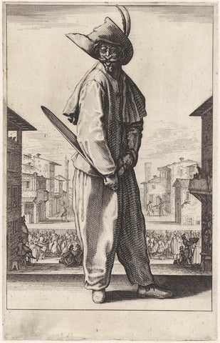 Scapino, Jacques Callot, 1619 Canvas Print