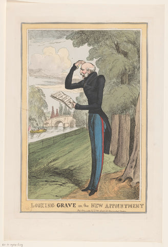 Cartoon on the Duke of Sussex, 1830, William Heath, 1830 Canvas Print