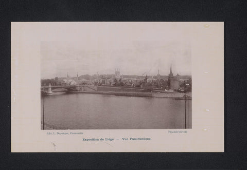 Panorama of the 1905 World's Fair in Liège, anonymous, 1905 Canvas Print