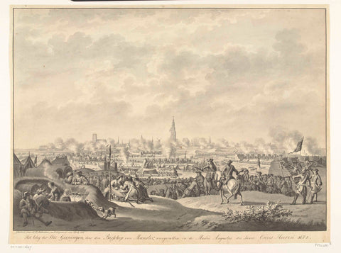 Siege of Groningen, 1672, Haatje Pieters Oosterhuis, 1815 Canvas Print