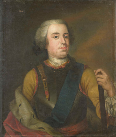 Portrait of William IV, Prince of Orange, anonymous, c. 1745 Canvas Print