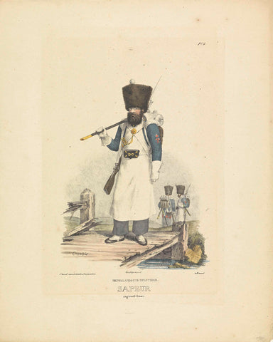 Appreaseur in large kit, 1820-1825, A. Courtois, 1825 - 1827 Canvas Print