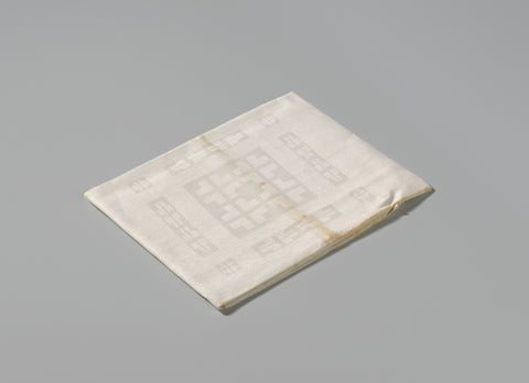 Napkin of pellendamast, anonymous, c. 1850 - c. 1900 Canvas Print