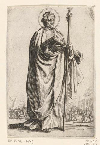 Apostle Tomas, Jacques Callot, 1631–1699 Canvas Print