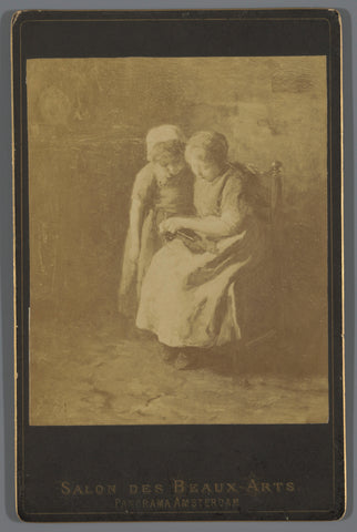 Photo reproduction of painting Two Sisters by Albert Neuhuys, anonymous, c. 1850 - c. 1900 Canvas Print