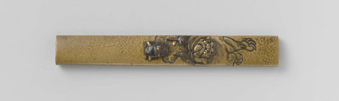 Sword knife hilt, Masayasu, 1500 - 1900 Canvas Print