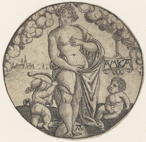 Venus, Monogrammist AC (16th century), 1520 - 1562 Canvas Print