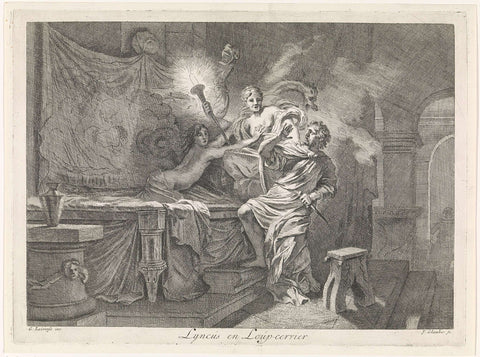 Ceres Prevents the Murder of Triptolemus, Johannes Glauber, 1656 - 1726 Canvas Print