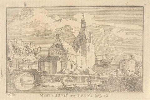 IJsselpoort near IJsselstein, Jan Stolker, 1734 - 1785 Canvas Print