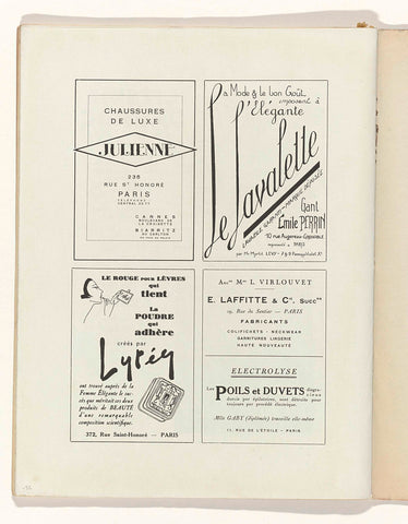 Art - Goût - Beauté, Feuillets de l' élégance féminine, Mai 1929, No. 105, 9e Année, p. 32, Charles Goy, 1929 Canvas Print